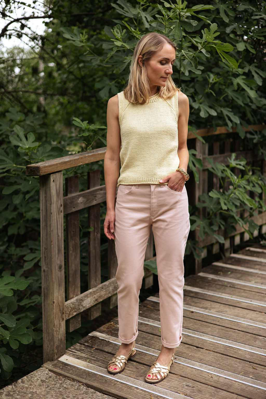 Patron PDF tricot Top Adèle