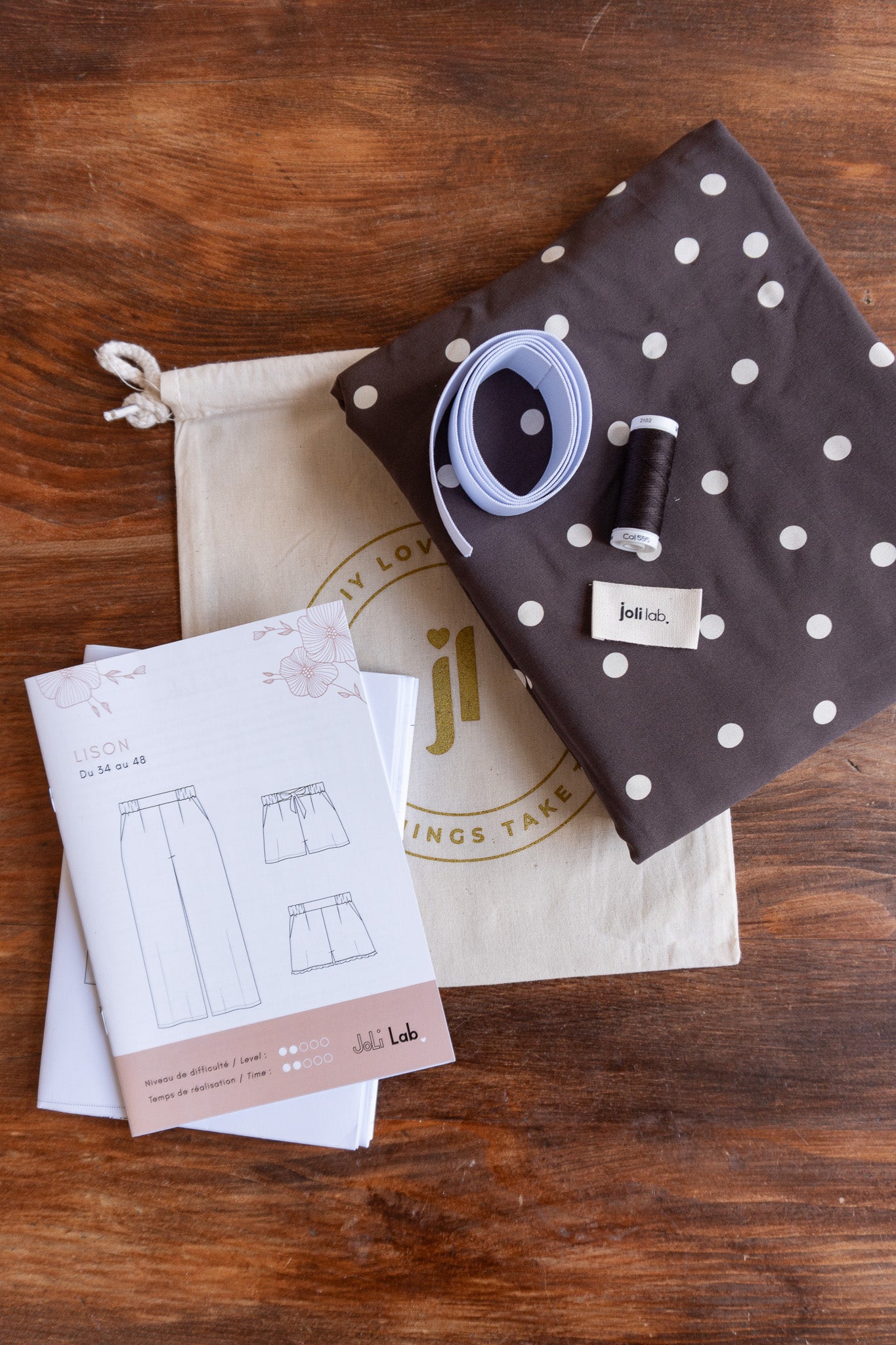 Pantalon Lison kit couture Joli Lab