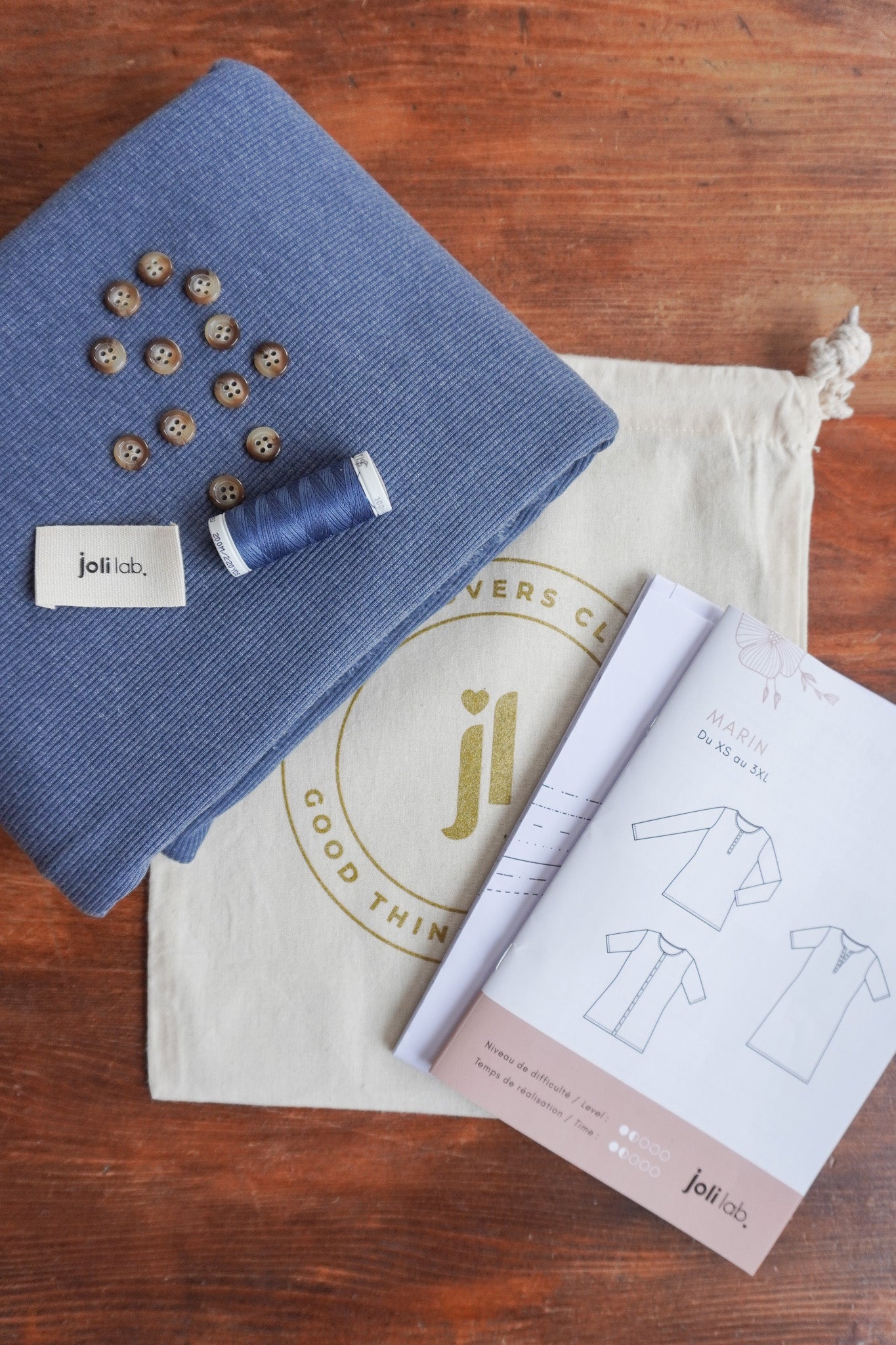 t-shirt Marin kit couture Joli Lab