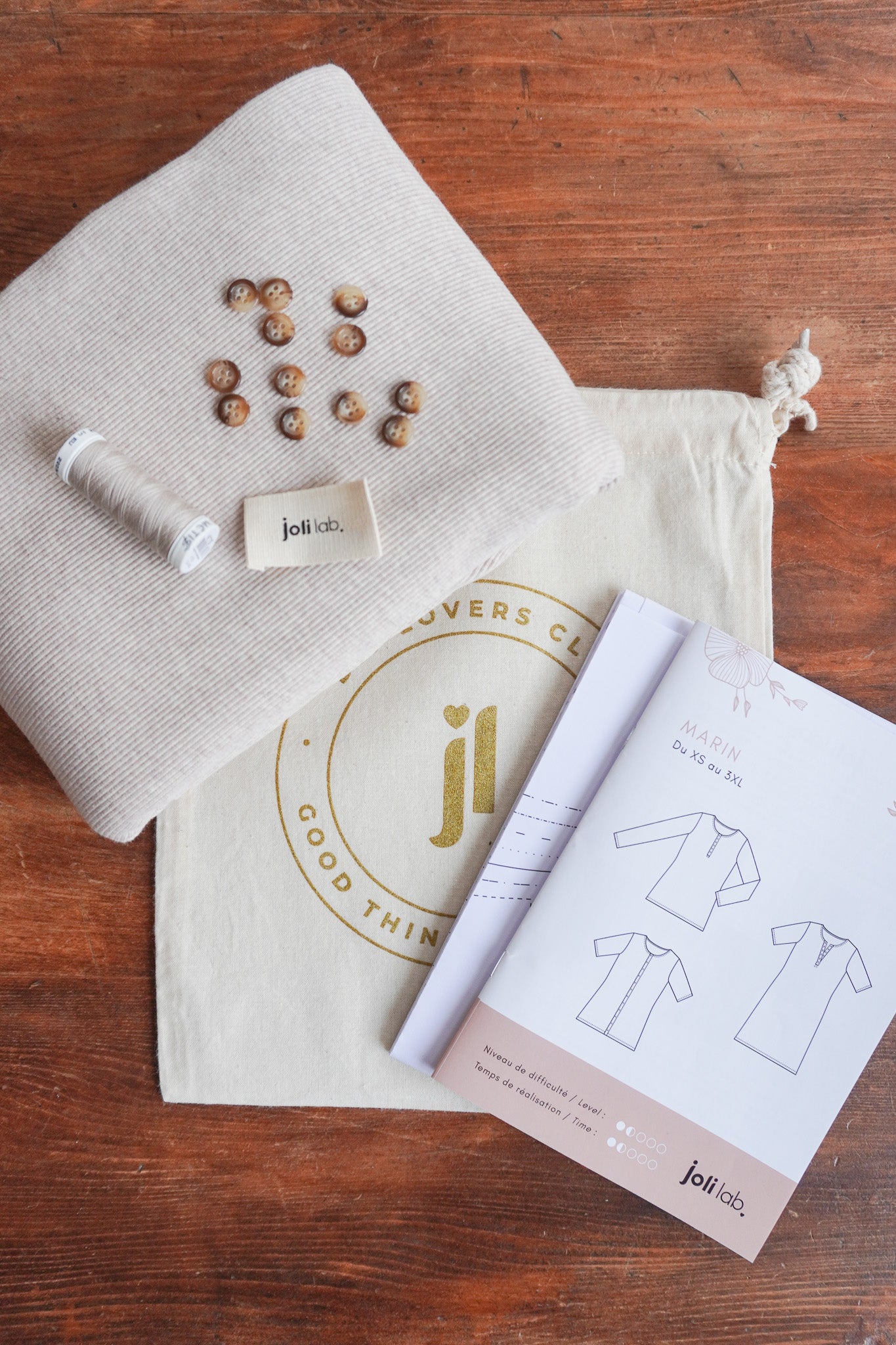 Haut Marin Kit couture Joli Lab