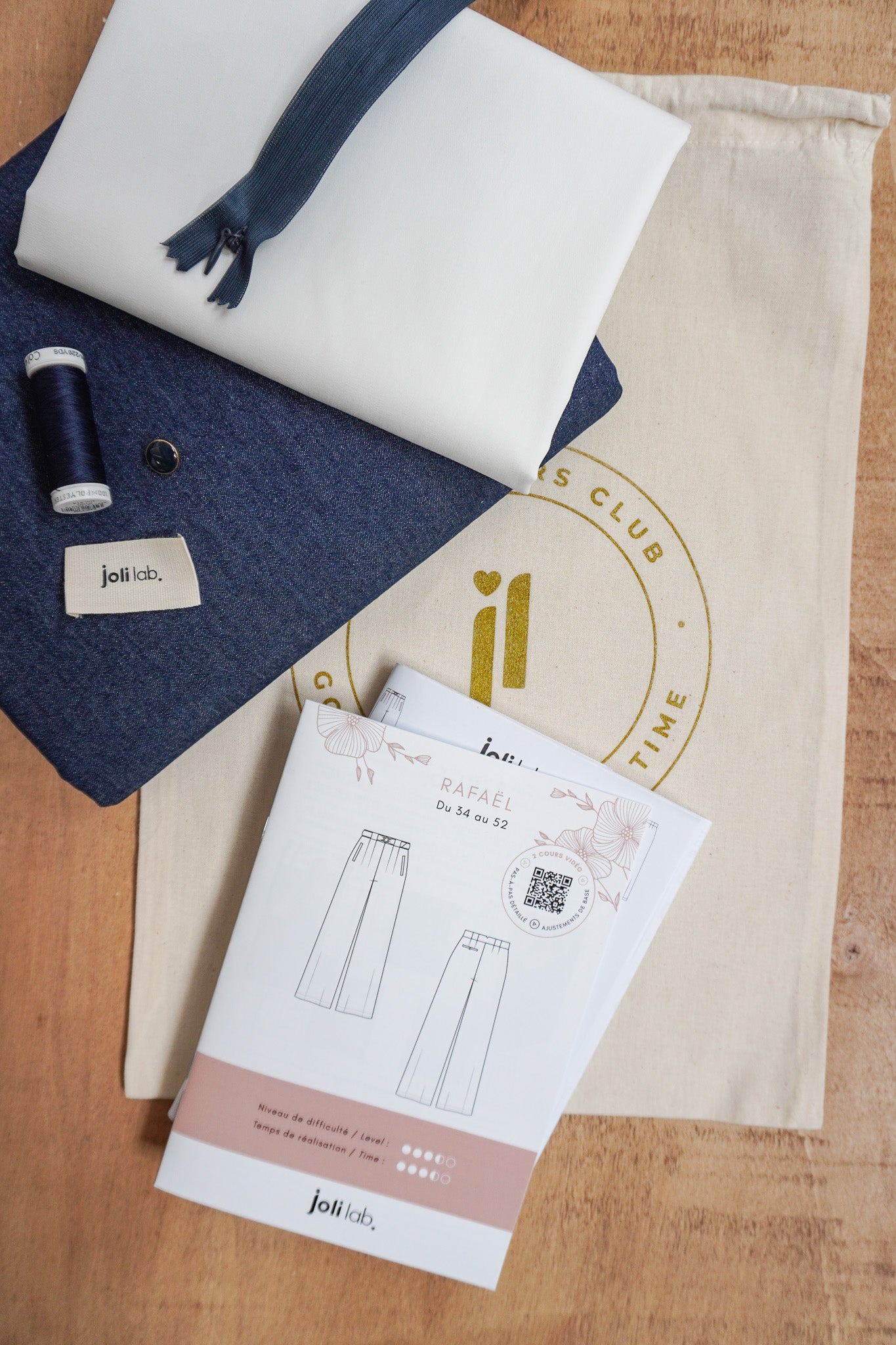 Kit couture pantalon Rafaël Joli Lab