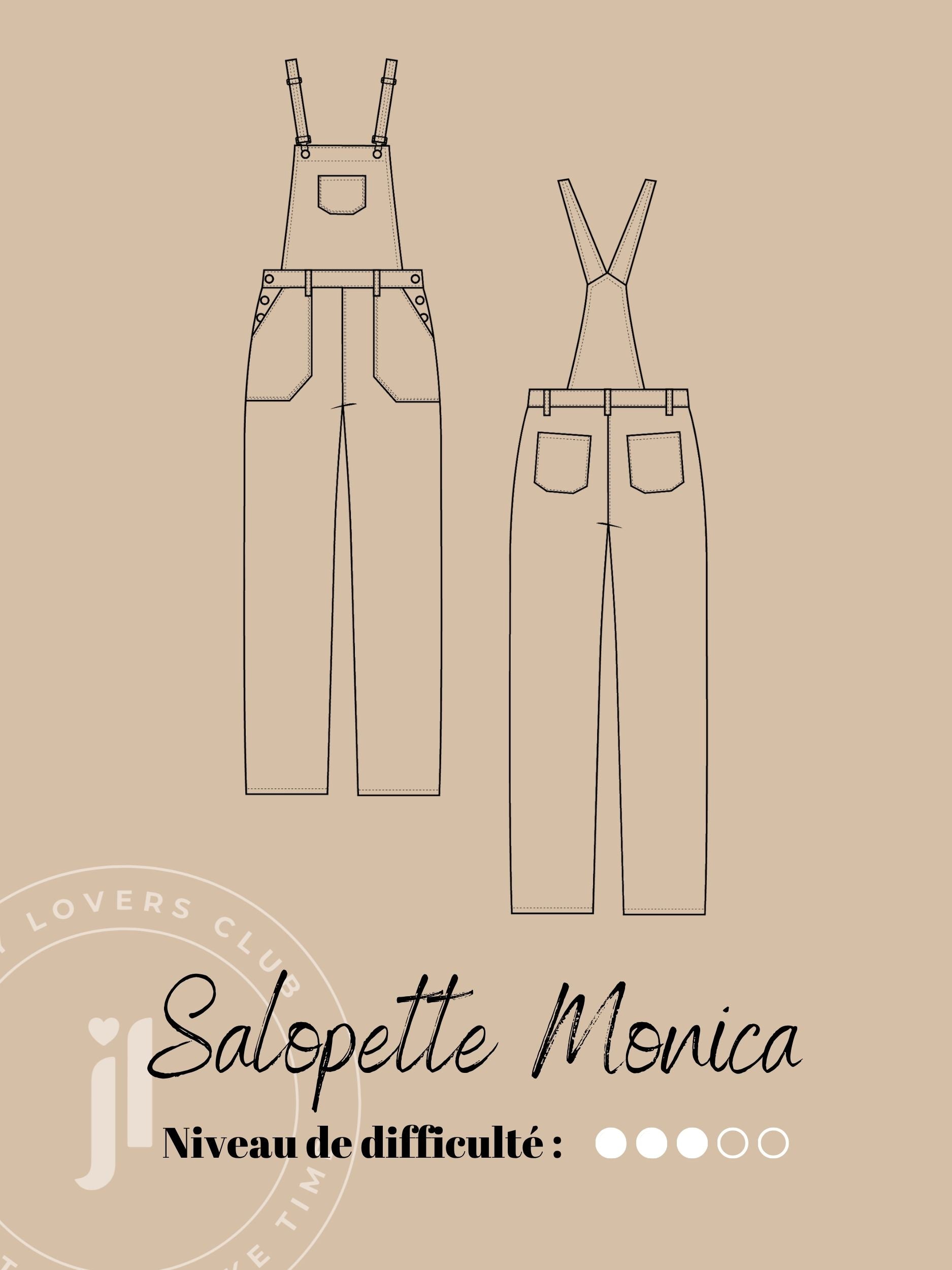 Salopette Monica patron de couture Joli Lab