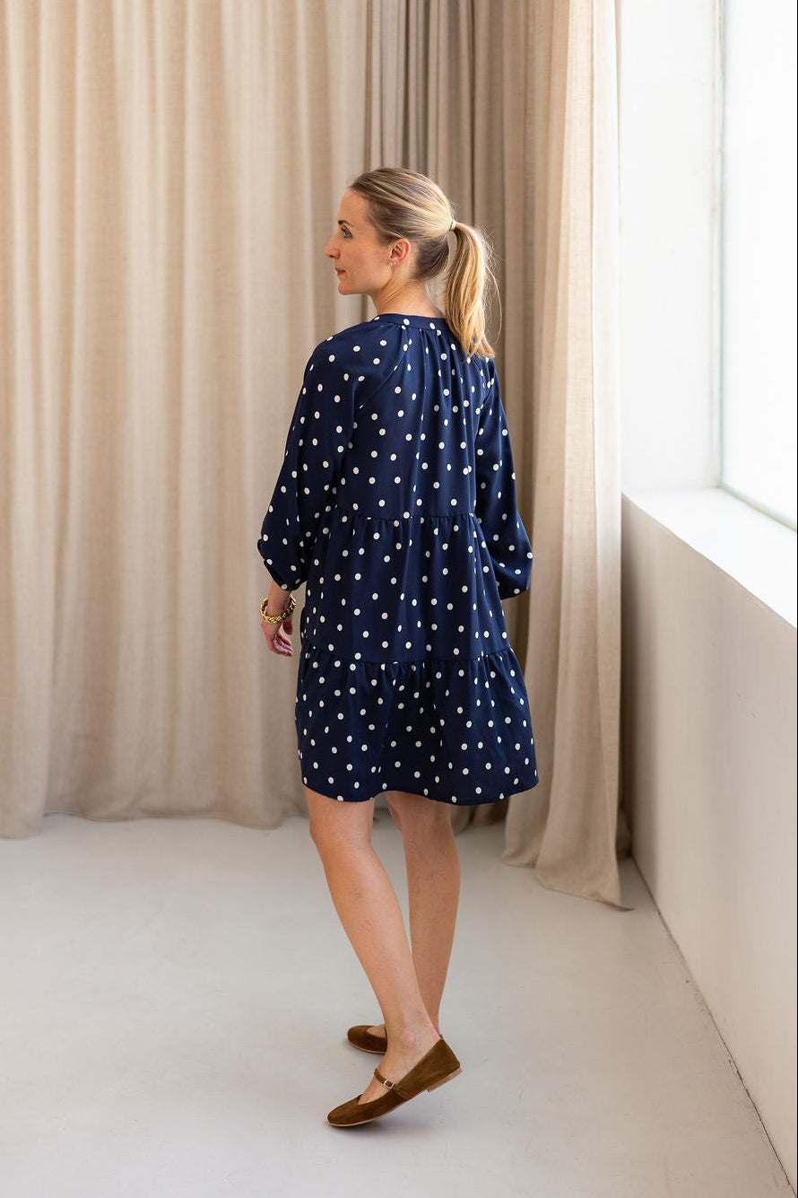 Robe Esmée à pois - kit couture Joli Lab