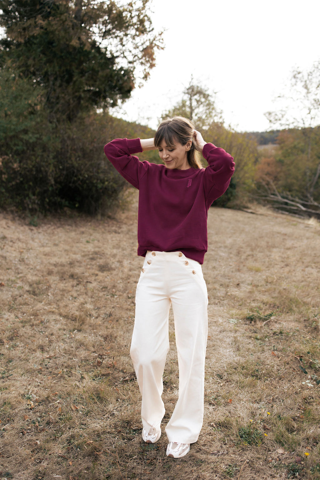 Kit couture sweat Lou bordeaux Joli Lab
