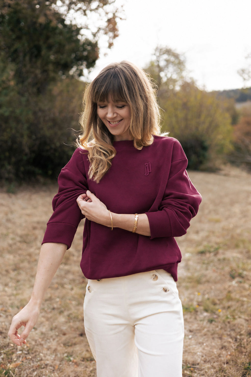 Kit couture sweat Lou bordeaux Joli Lab