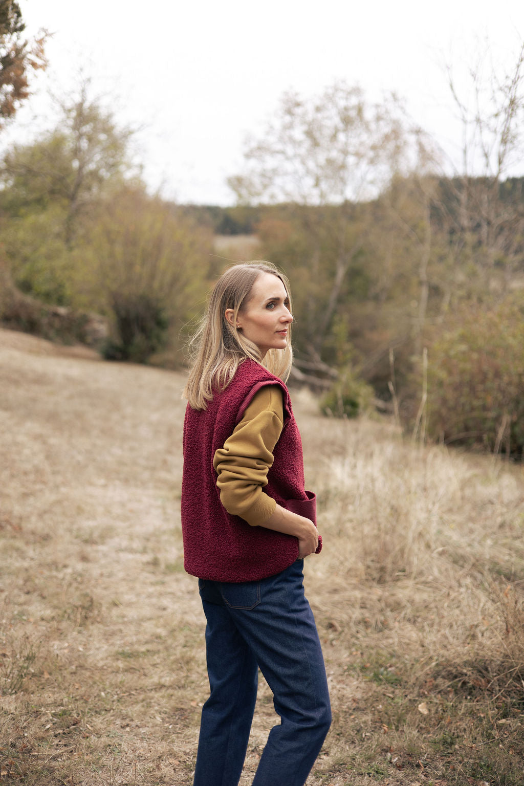 Joli Kit Couture - Veste Thelma lie de vin - Joli Lab