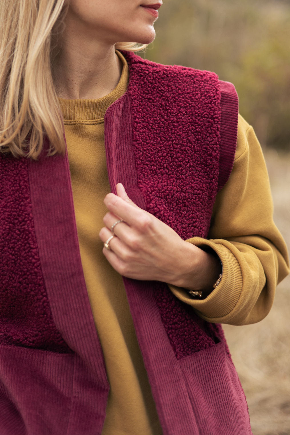 Joli Kit Couture - Veste Thelma lie de vin - Joli Lab
