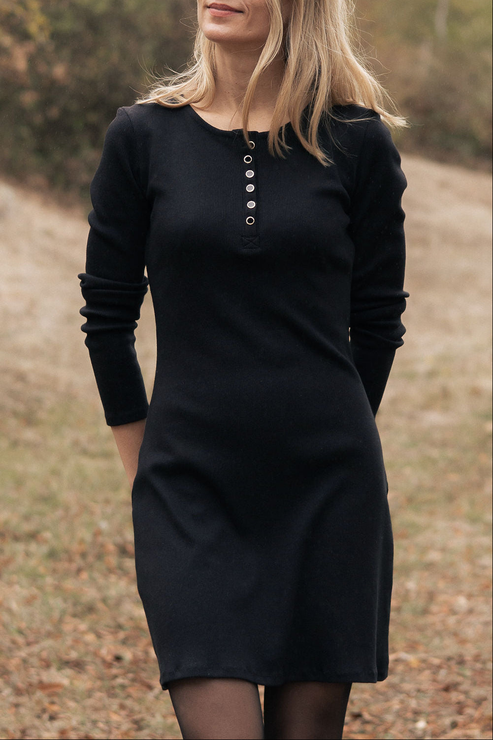 Robe Marin noire Kit couture Joli Lab