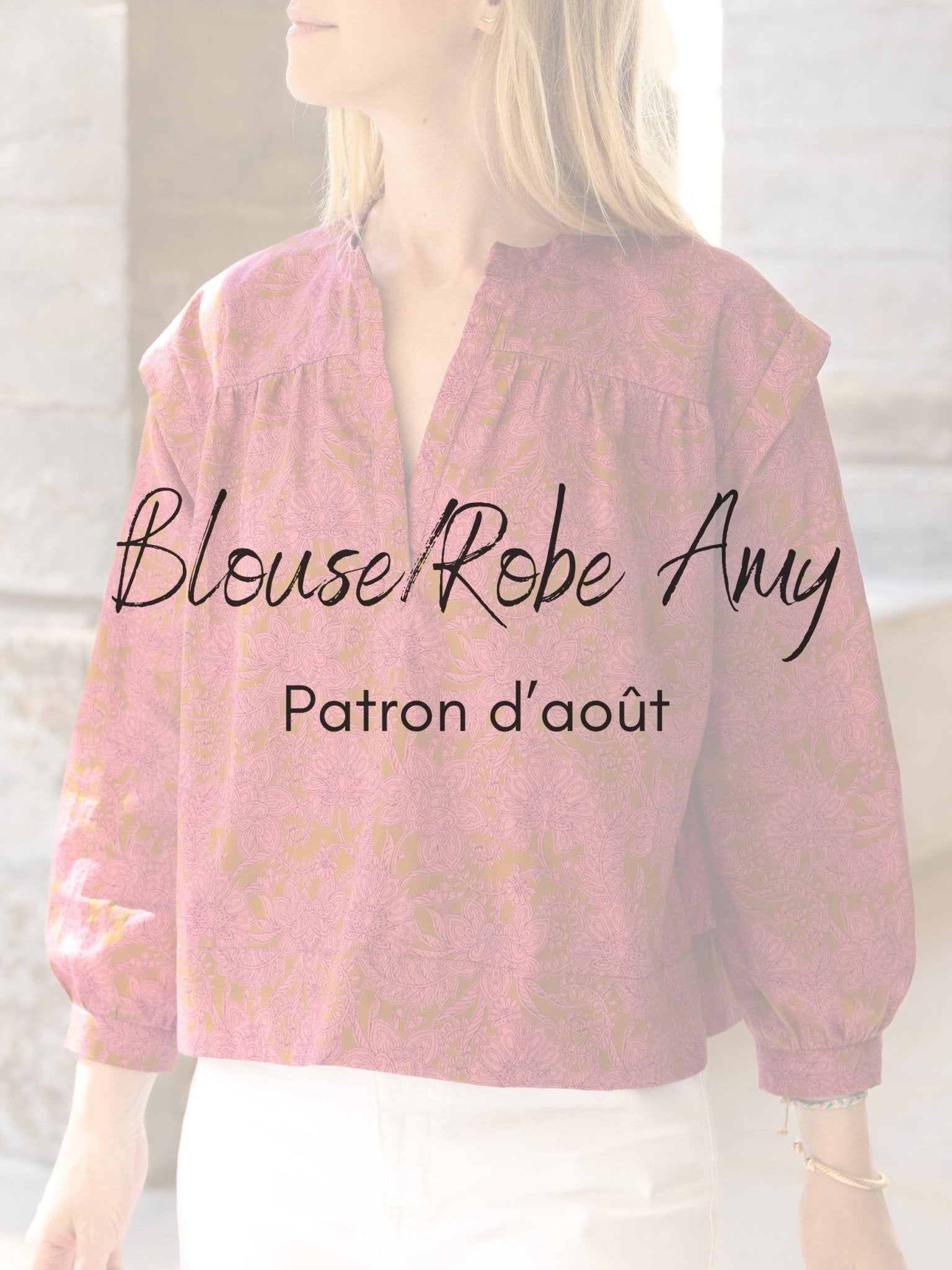 Blouse/robe Amy - Patron Couture PDF - Joli Lab