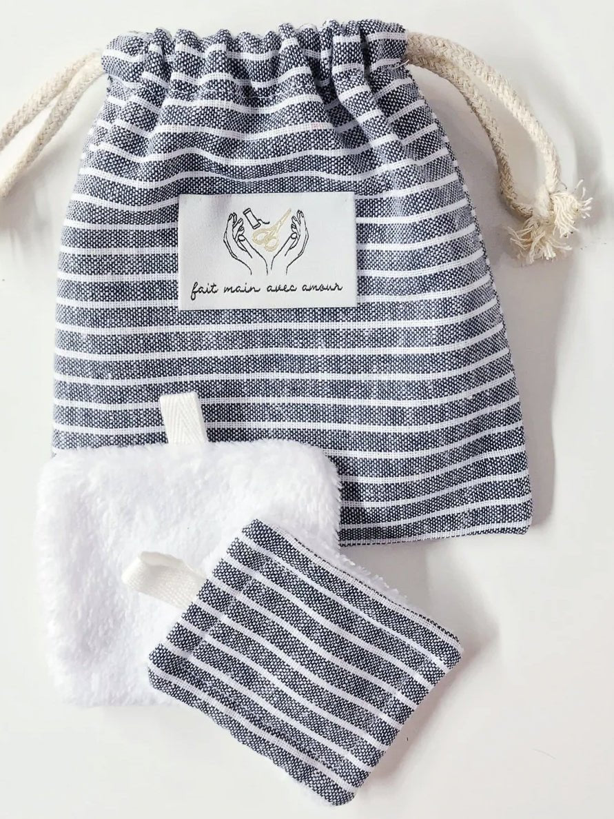 Coupons tissu éponge - coloris blanc cassé
