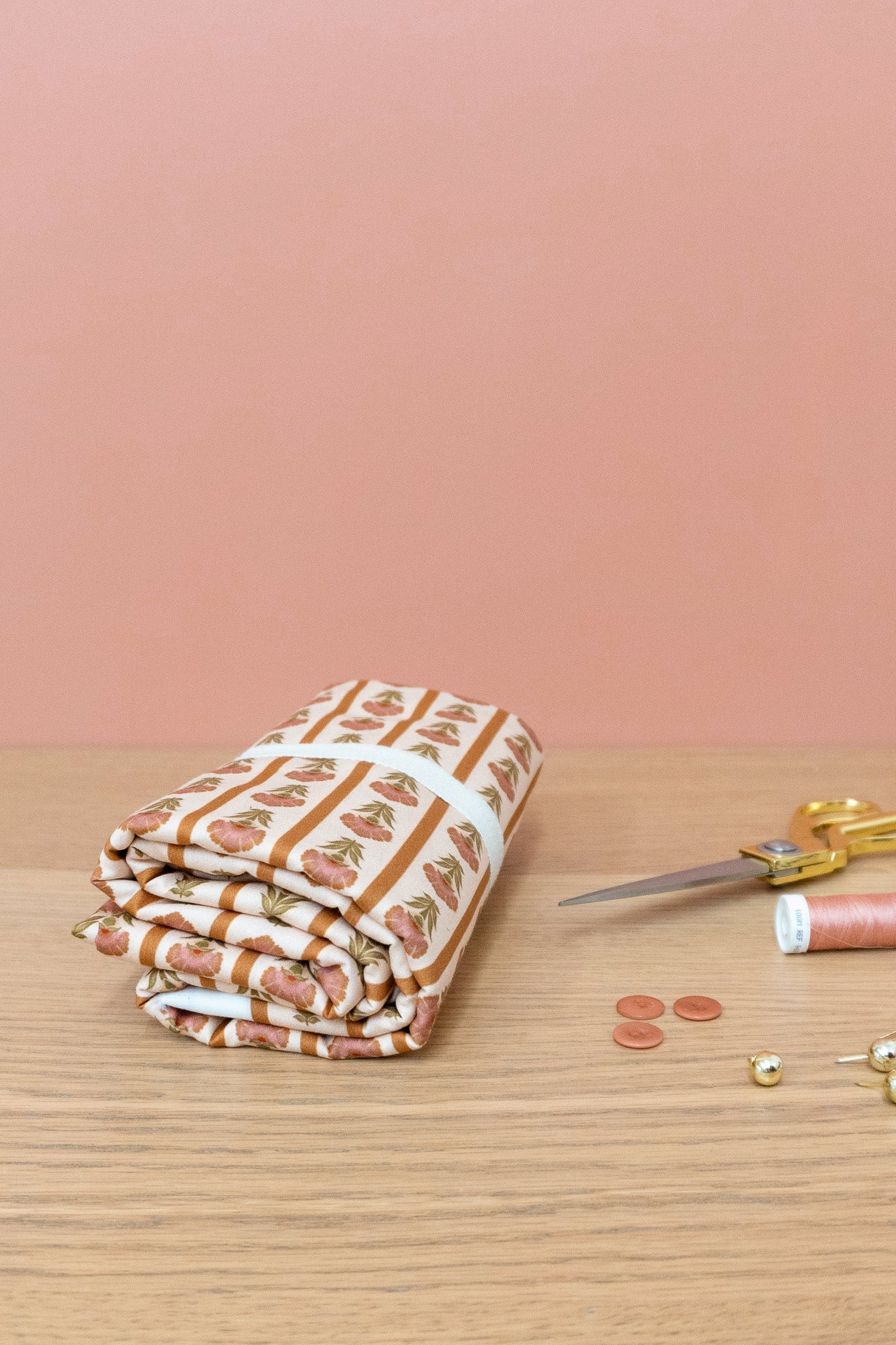 Coupons batiste Mayfair - coloris rose terra - Joli Lab