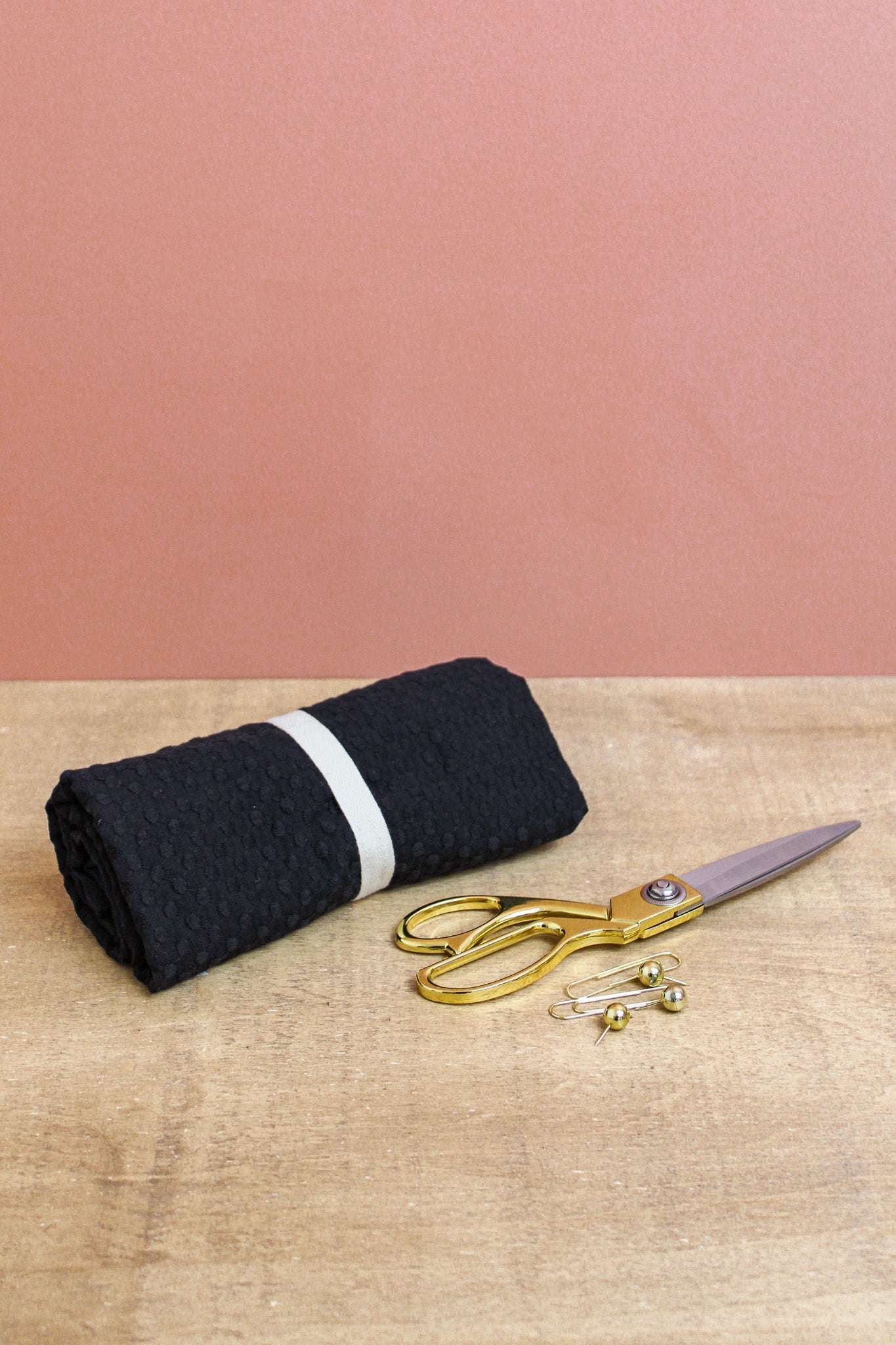 Coupons coton brodé - Coloris noir - Joli Lab