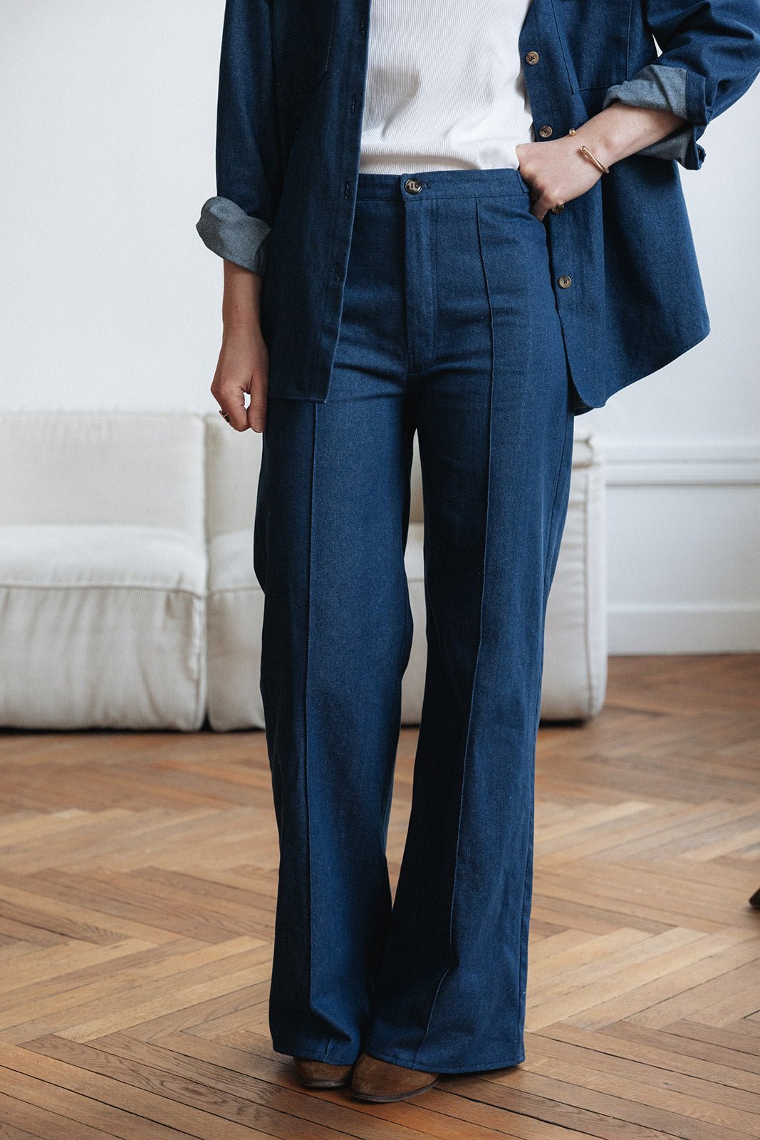 Coupons denim - bleu classique - Joli Lab