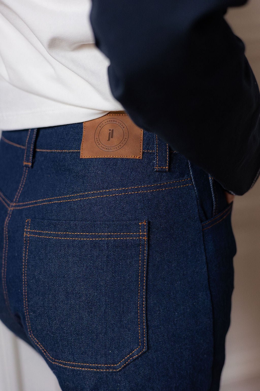 Coupons denim épais - bleu foncé - Joli Lab