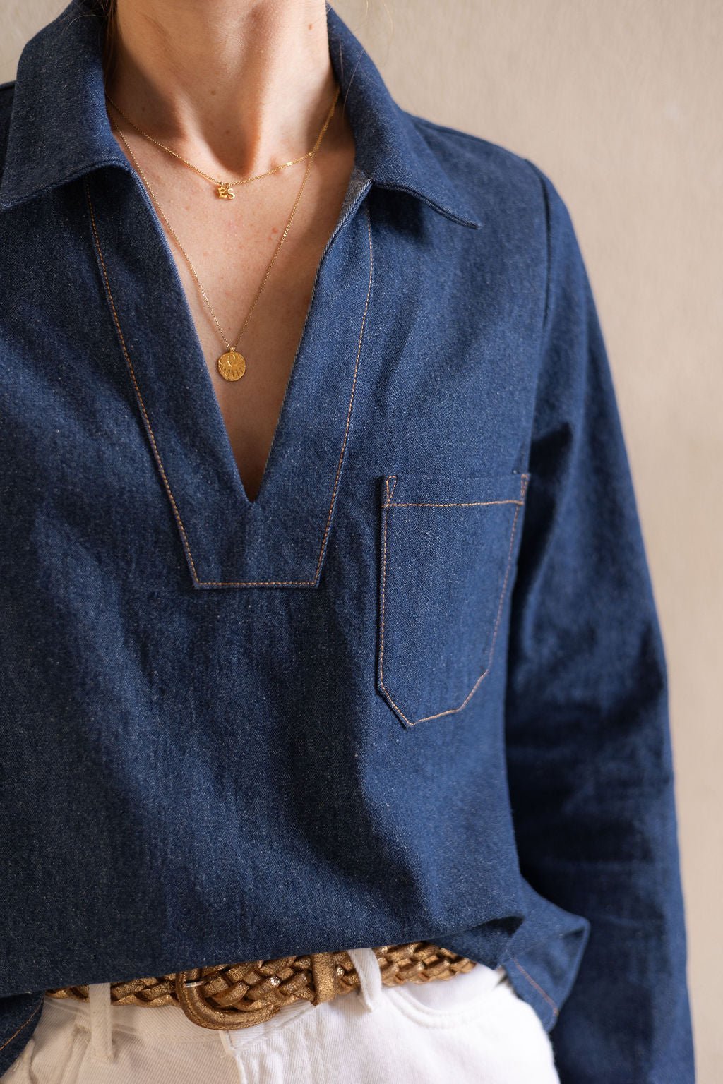 Coupons denim léger - bleu foncé - Joli Lab