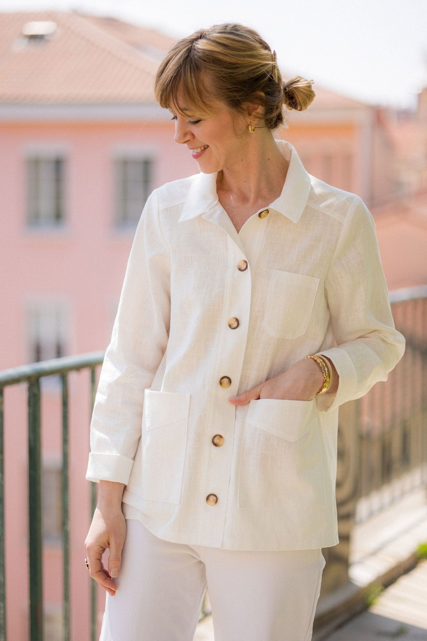 Coupons lin - coloris écru - Joli Lab