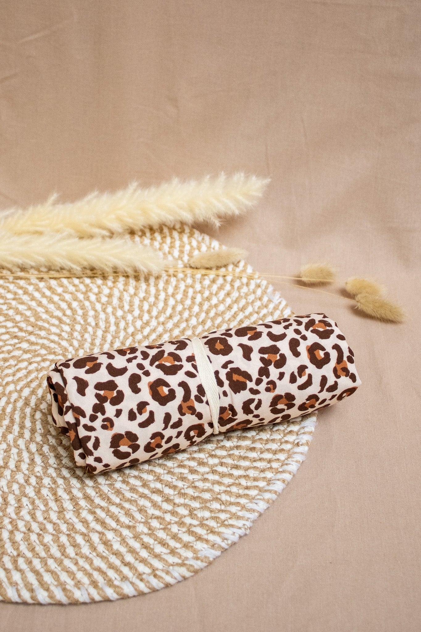 Coupons popeline de viscose - léopard clair - Joli Lab