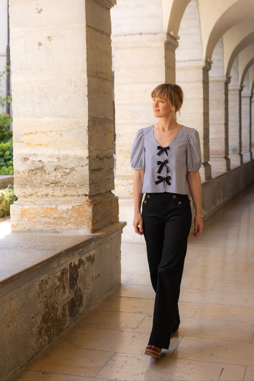 Coupons twill de coton - coloris noir - Joli Lab