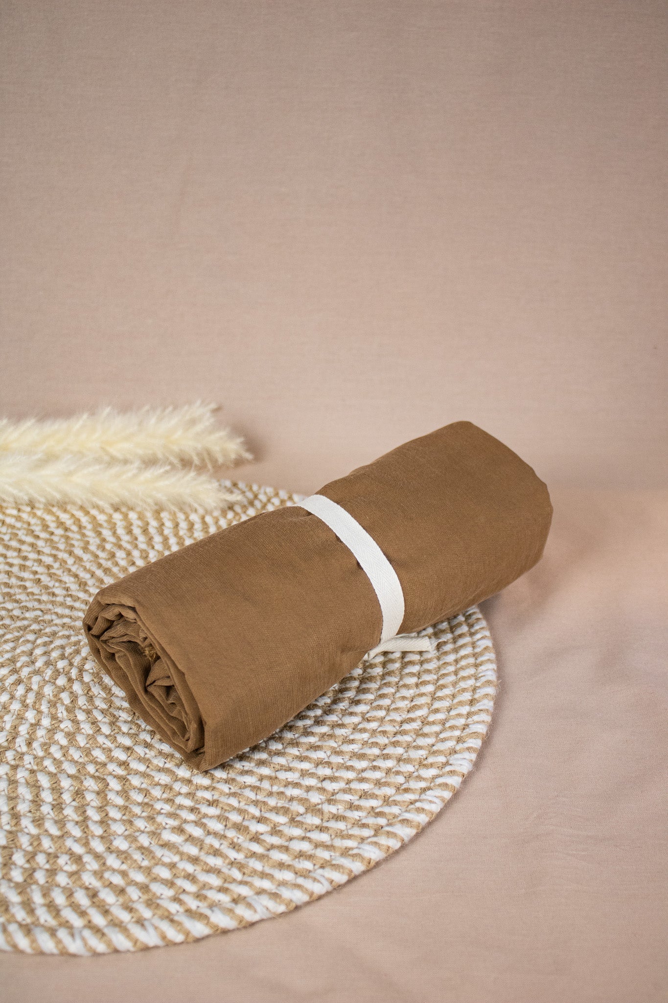 Coupons viscose peau de pêche - coloris cappuccino - Joli Lab