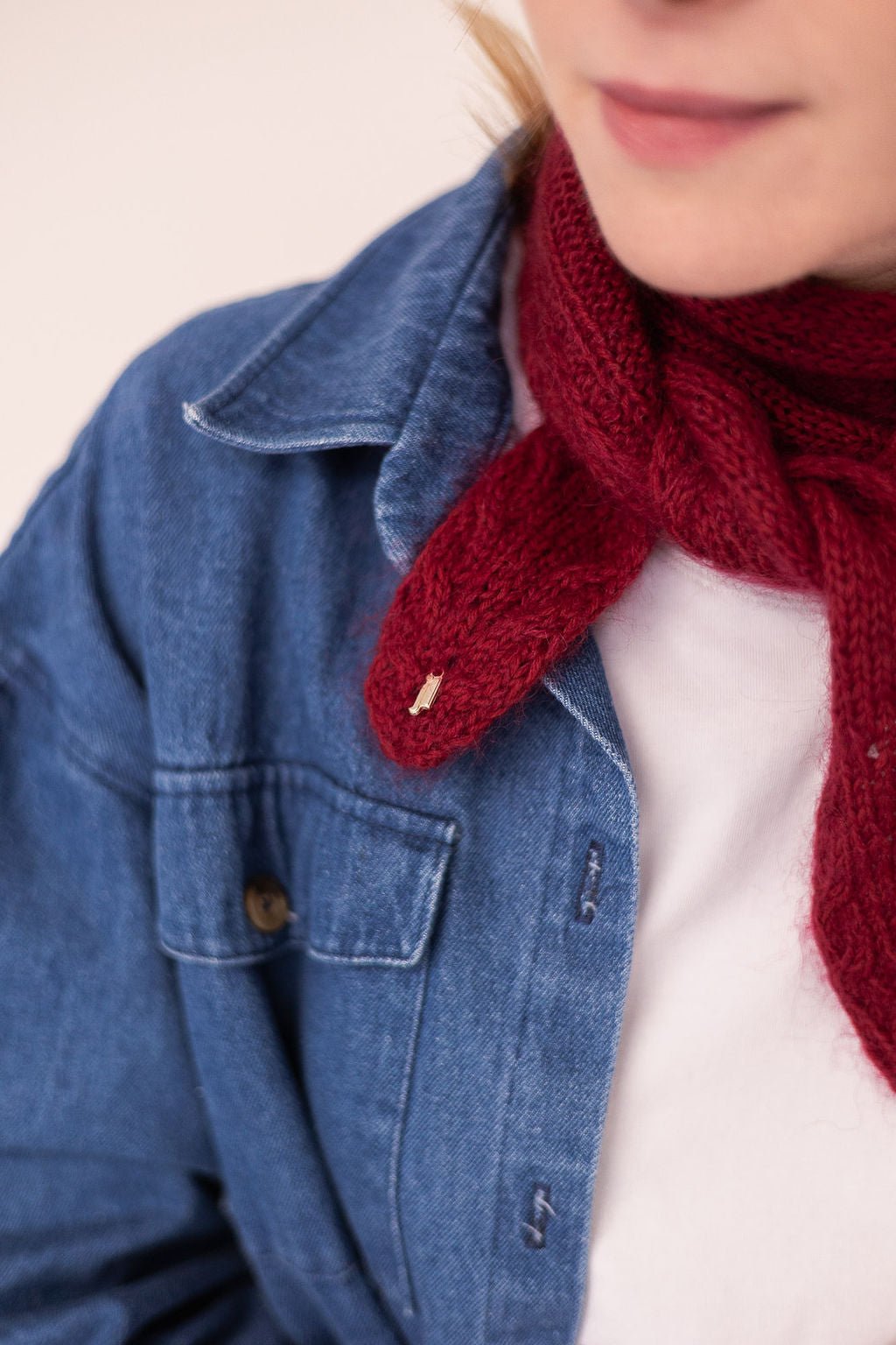 Écharpe Léonie - Patron Tricot PDF - Joli Lab