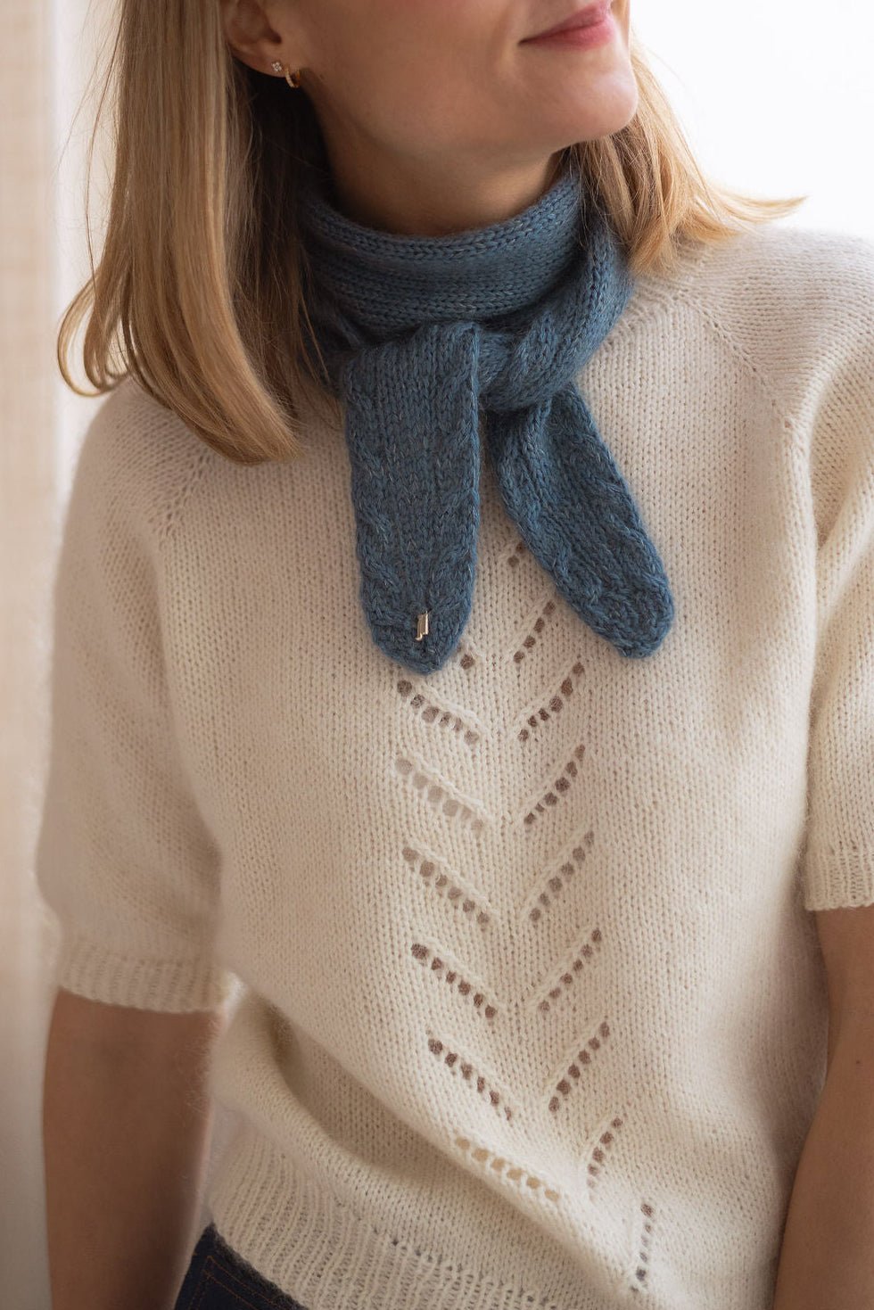 Écharpe Léonie - Patron Tricot PDF - Joli Lab