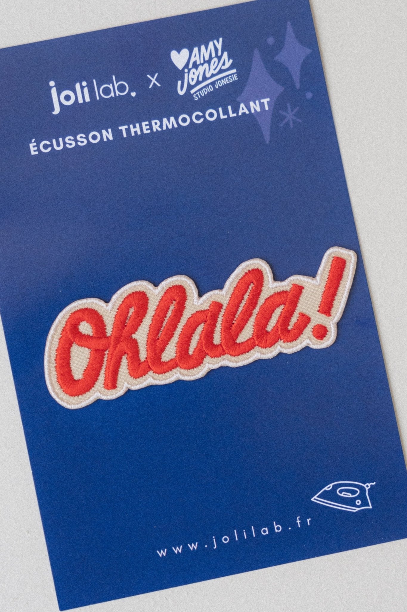 Écusson thermocollant - Ohlala - Joli Lab