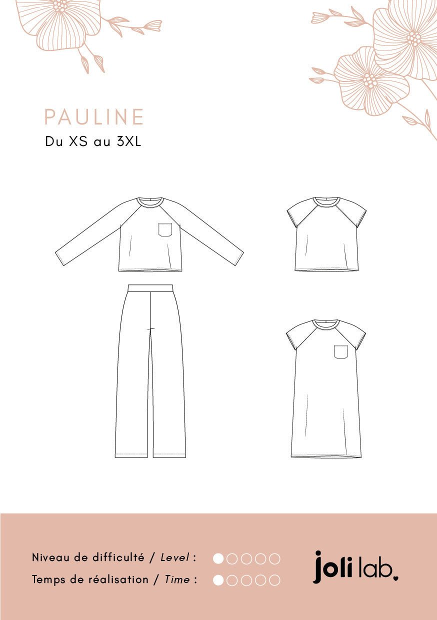 Ensemble Pauline - Patron Couture PDF ou Pochette - Joli Lab