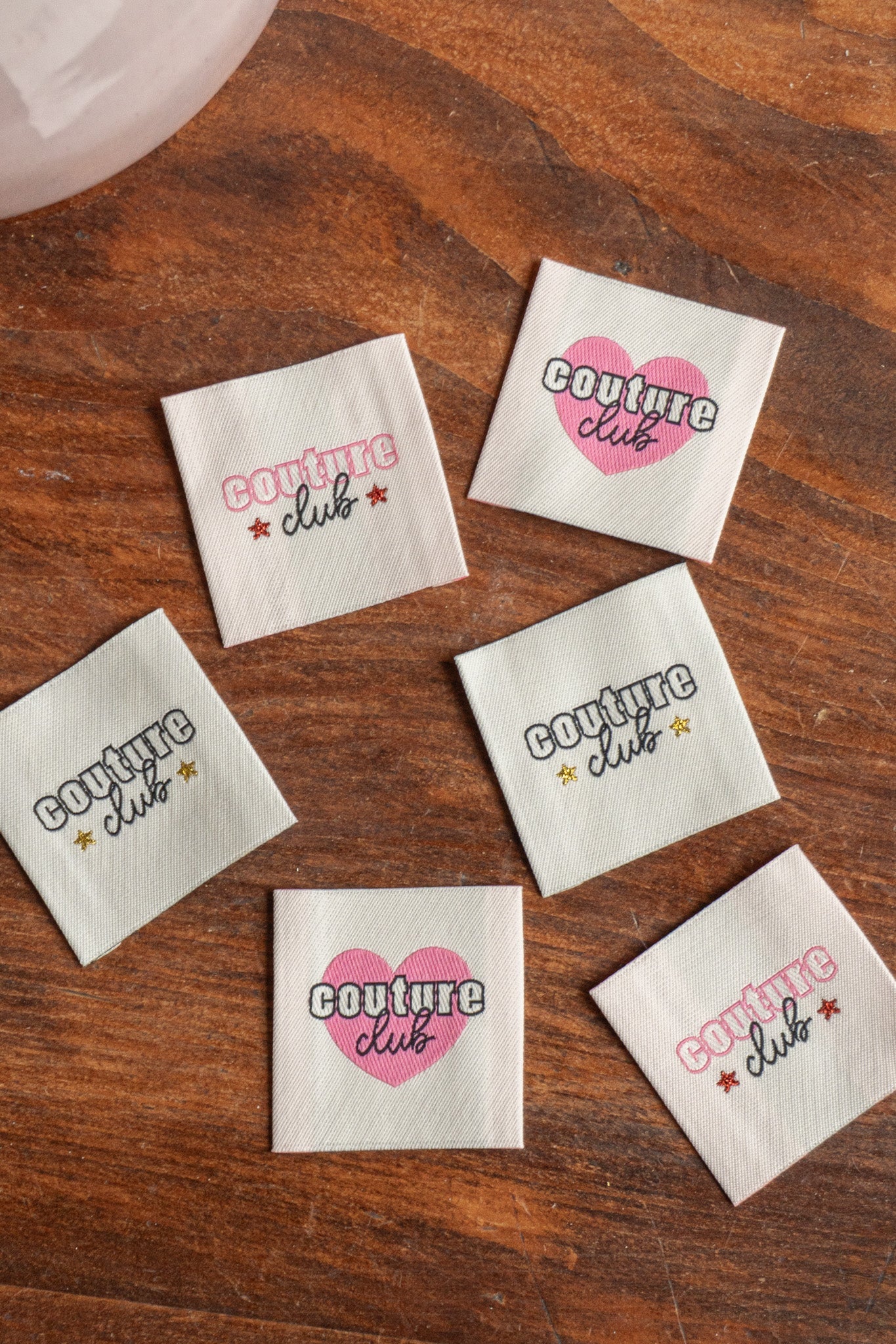 Étiquettes tissées - Assortiment thème Couture club - Joli Lab