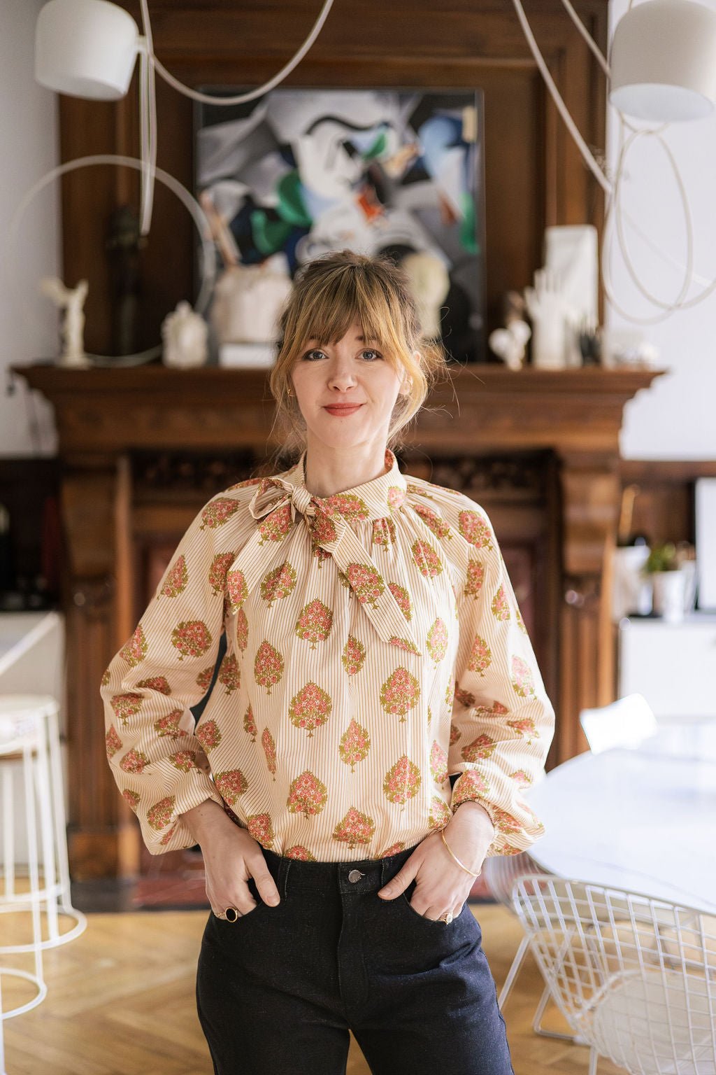 Joli Kit Couture - Blouse Cléo rose terra - Joli Lab