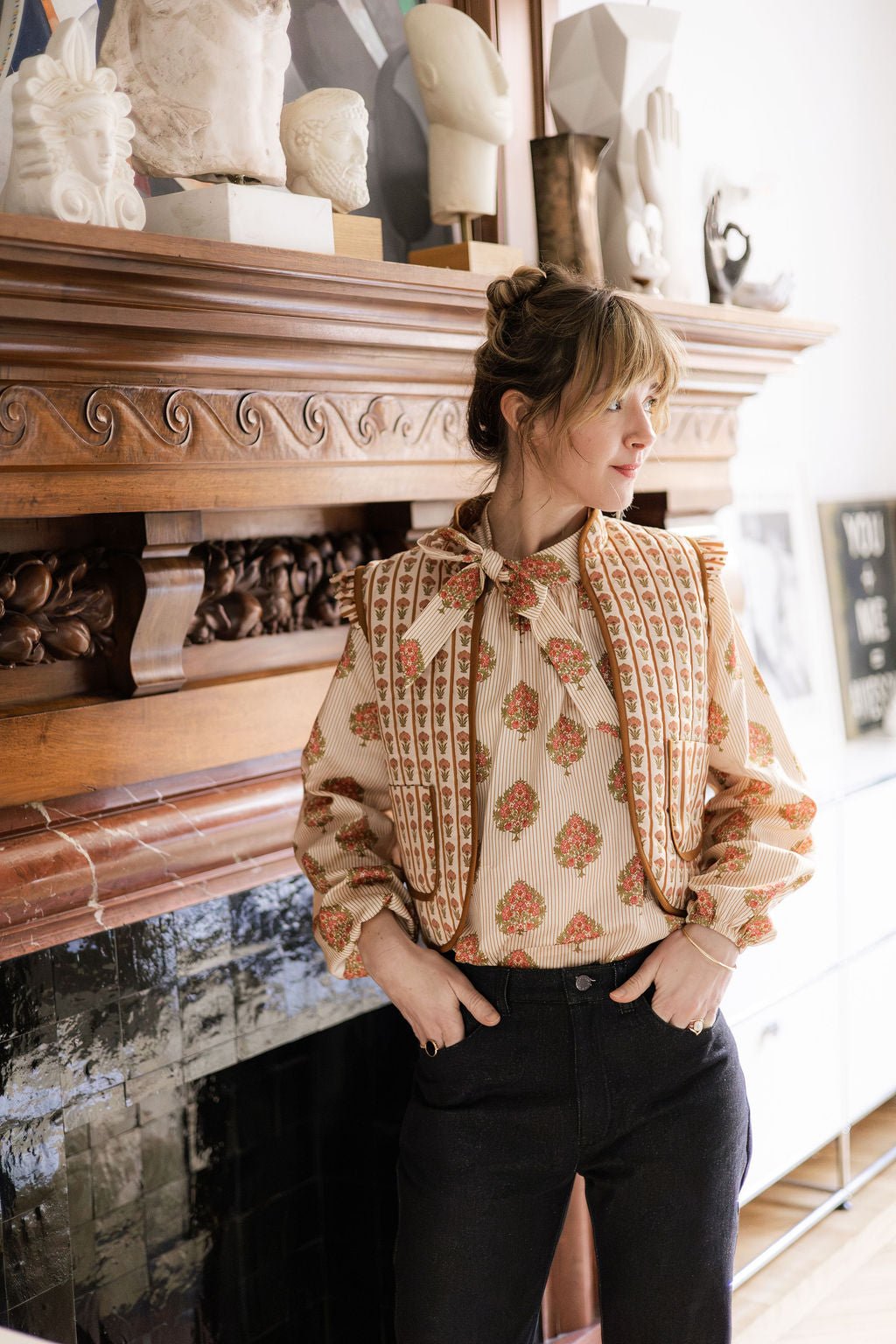 Joli Kit Couture - Blouse Cléo rose terra - Joli Lab