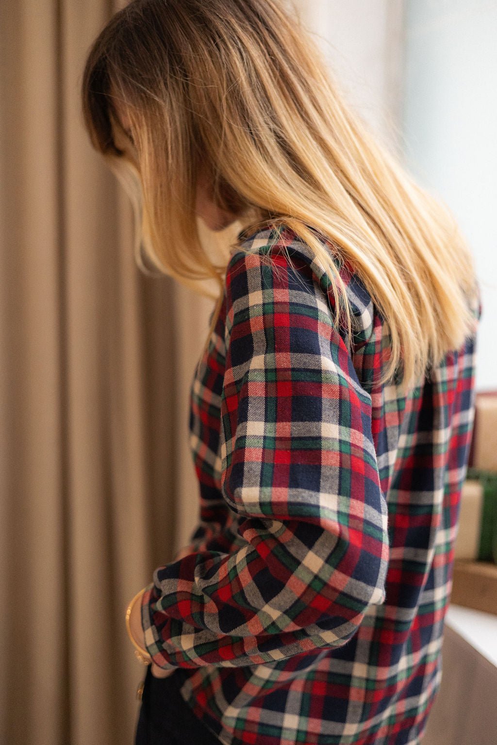 Joli Kit Couture - Blouse Esmée tartan - Joli Lab