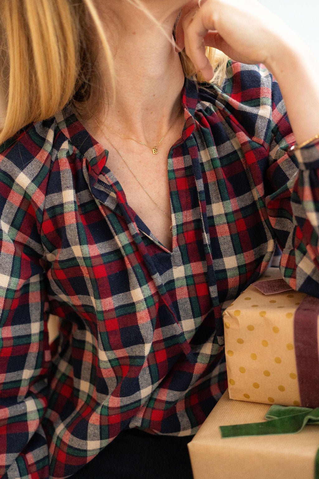 Joli Kit Couture - Blouse Esmée tartan - Joli Lab