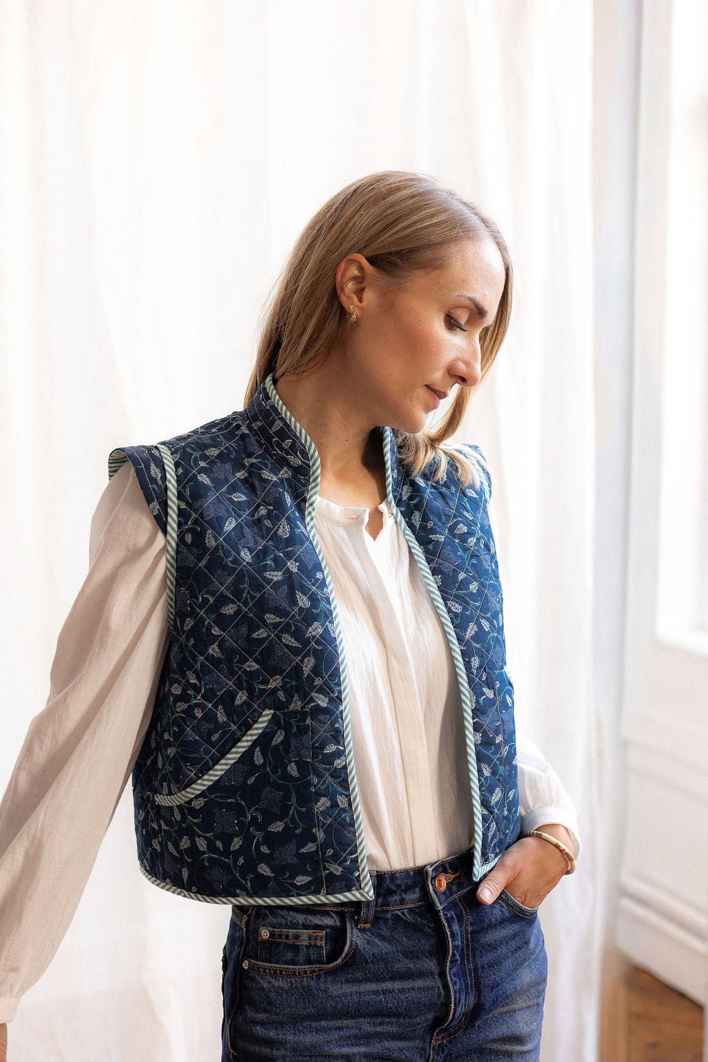 Joli Kit Couture - Blouse Lila blanche - Joli Lab