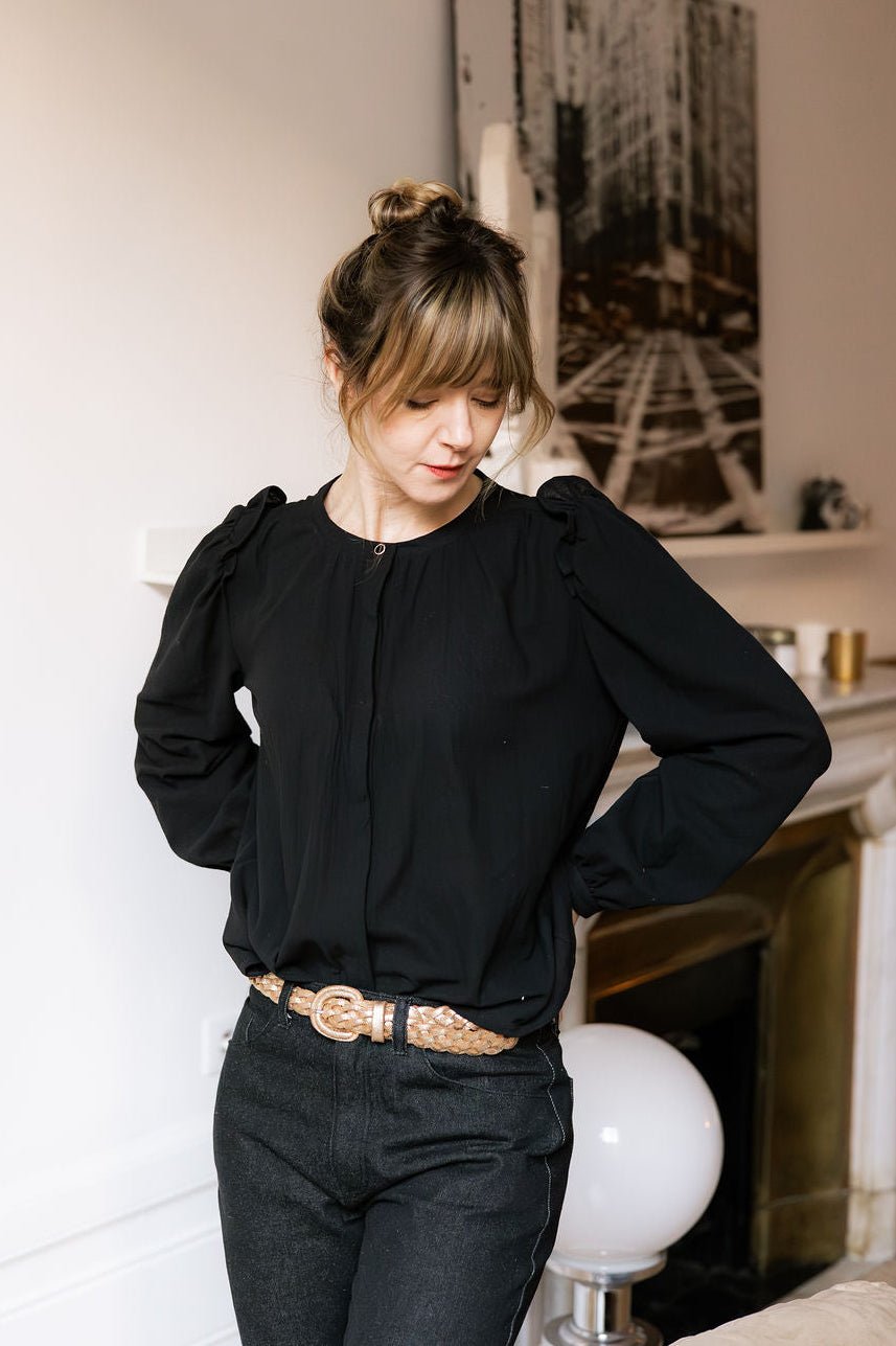 Joli Kit Couture - Blouse Lila noire - Joli Lab