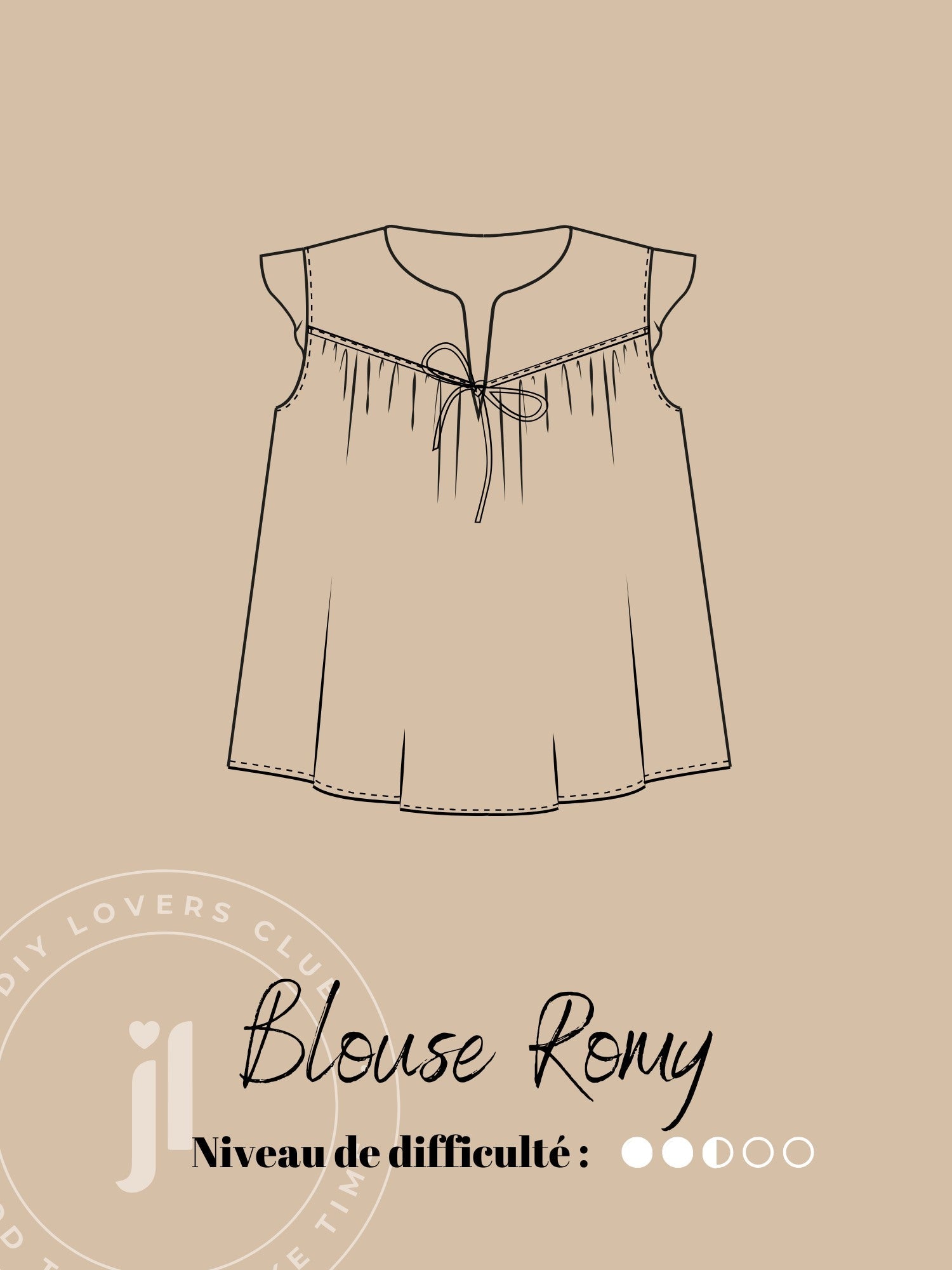 Joli Kit Couture - Blouse Romy brodée - Joli Lab