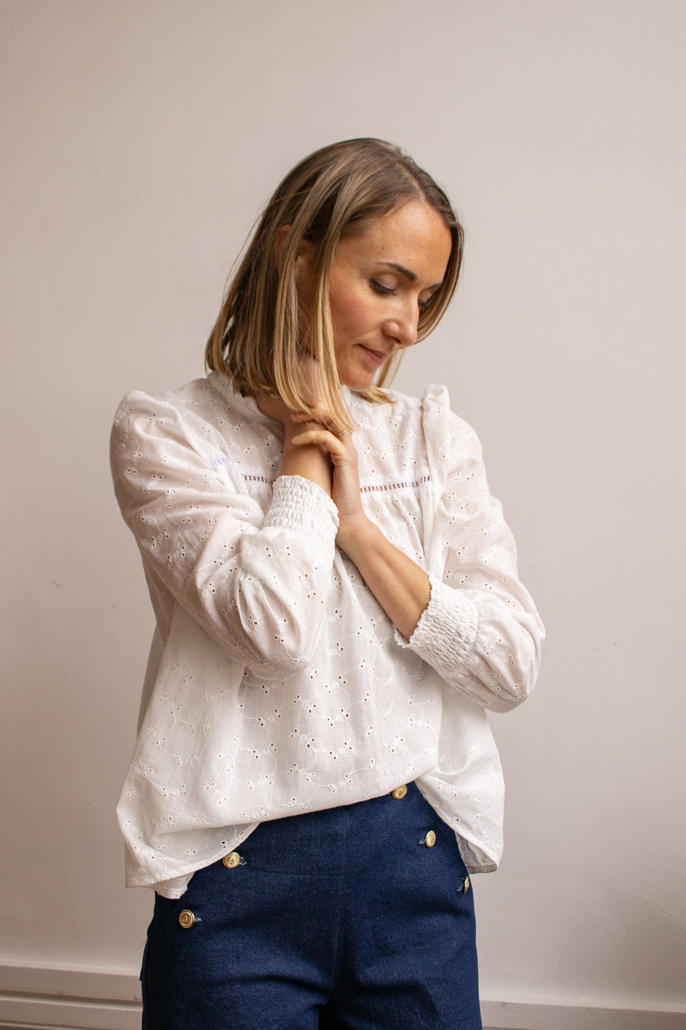 Joli Kit Couture - Blouse Victoire coton brodé - Joli Lab