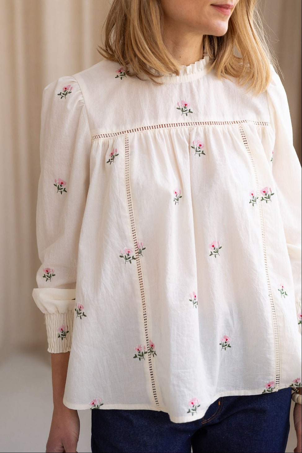 Joli Kit Couture - Blouse Victoire coton brodé - Joli Lab