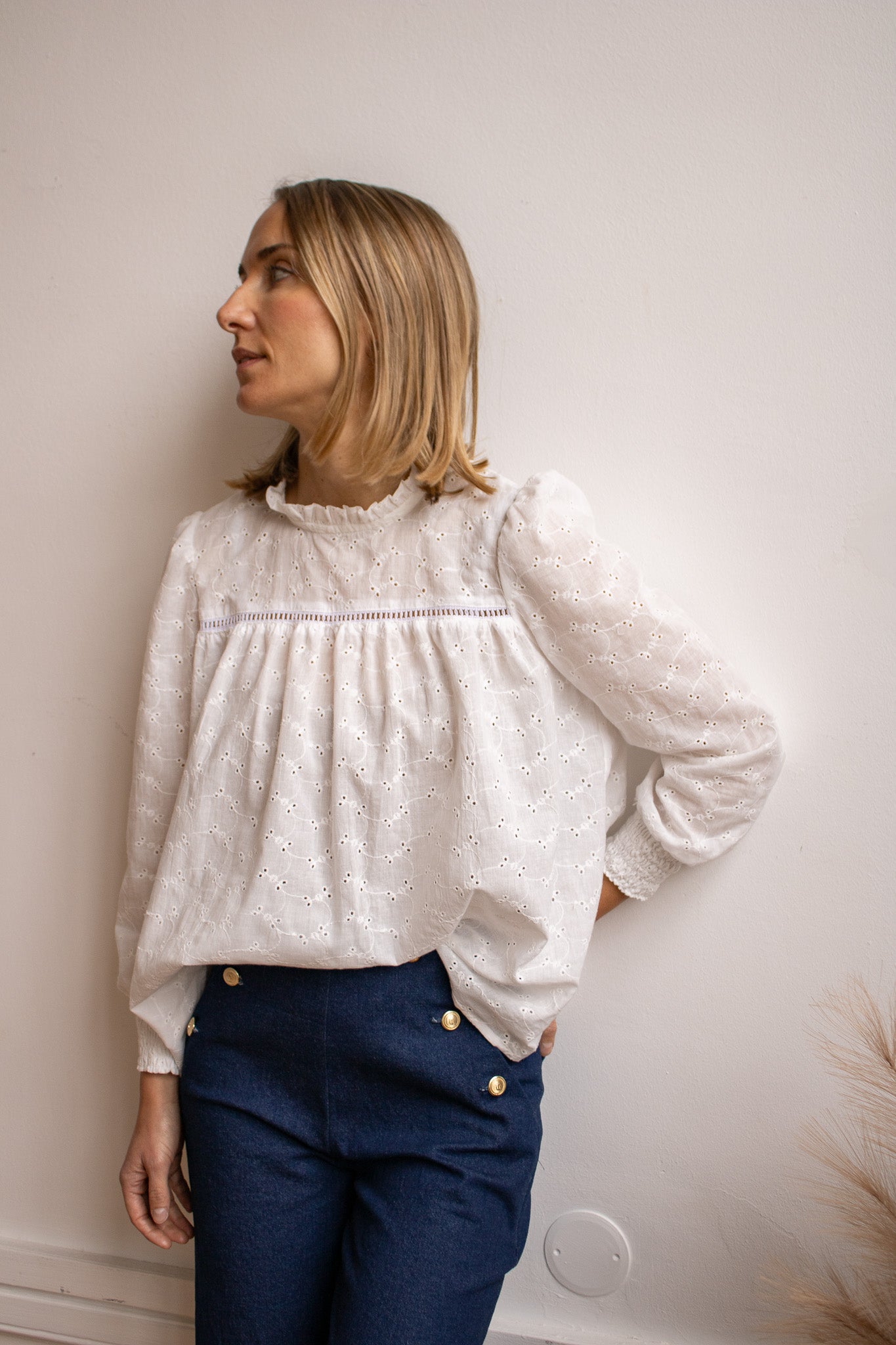 Joli Kit Couture - Blouse Victoire coton brodé - Joli Lab