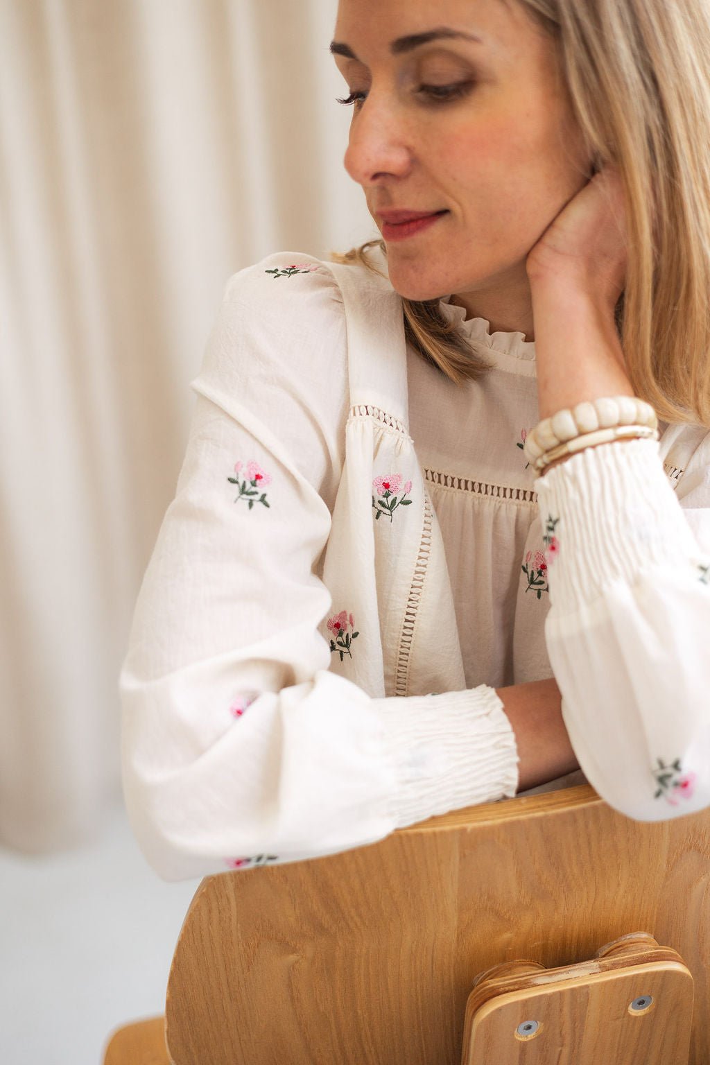 Joli Kit Couture - Blouse Victoire coton brodé - Joli Lab