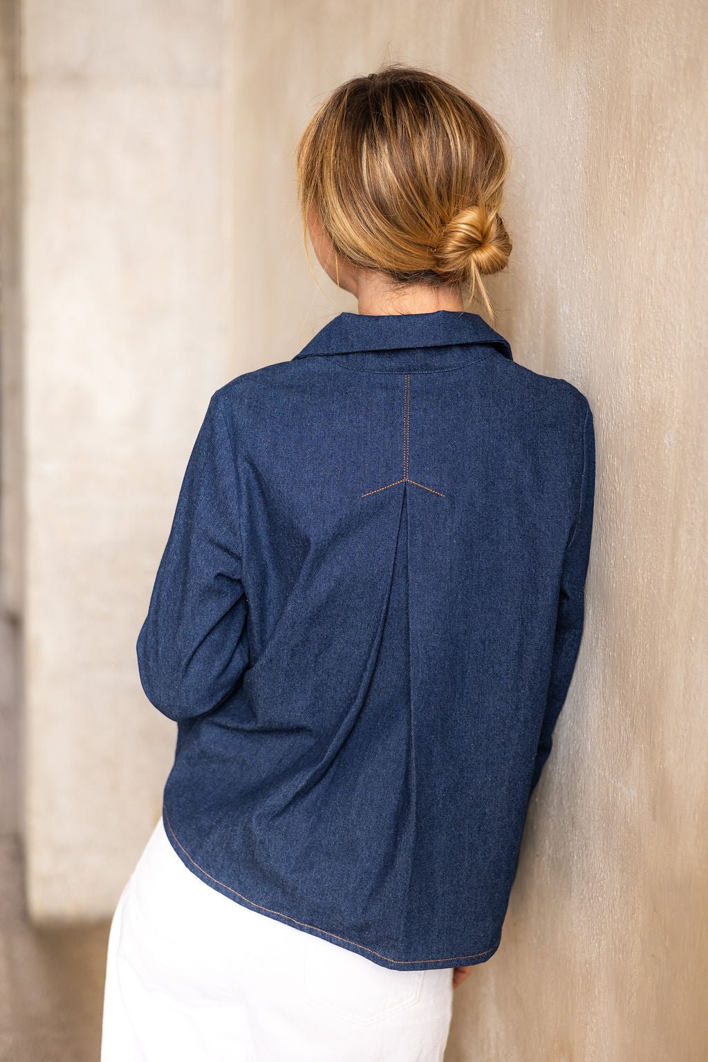 Joli Kit Couture - Blouse/Robe Ambre jean brut - Joli Lab