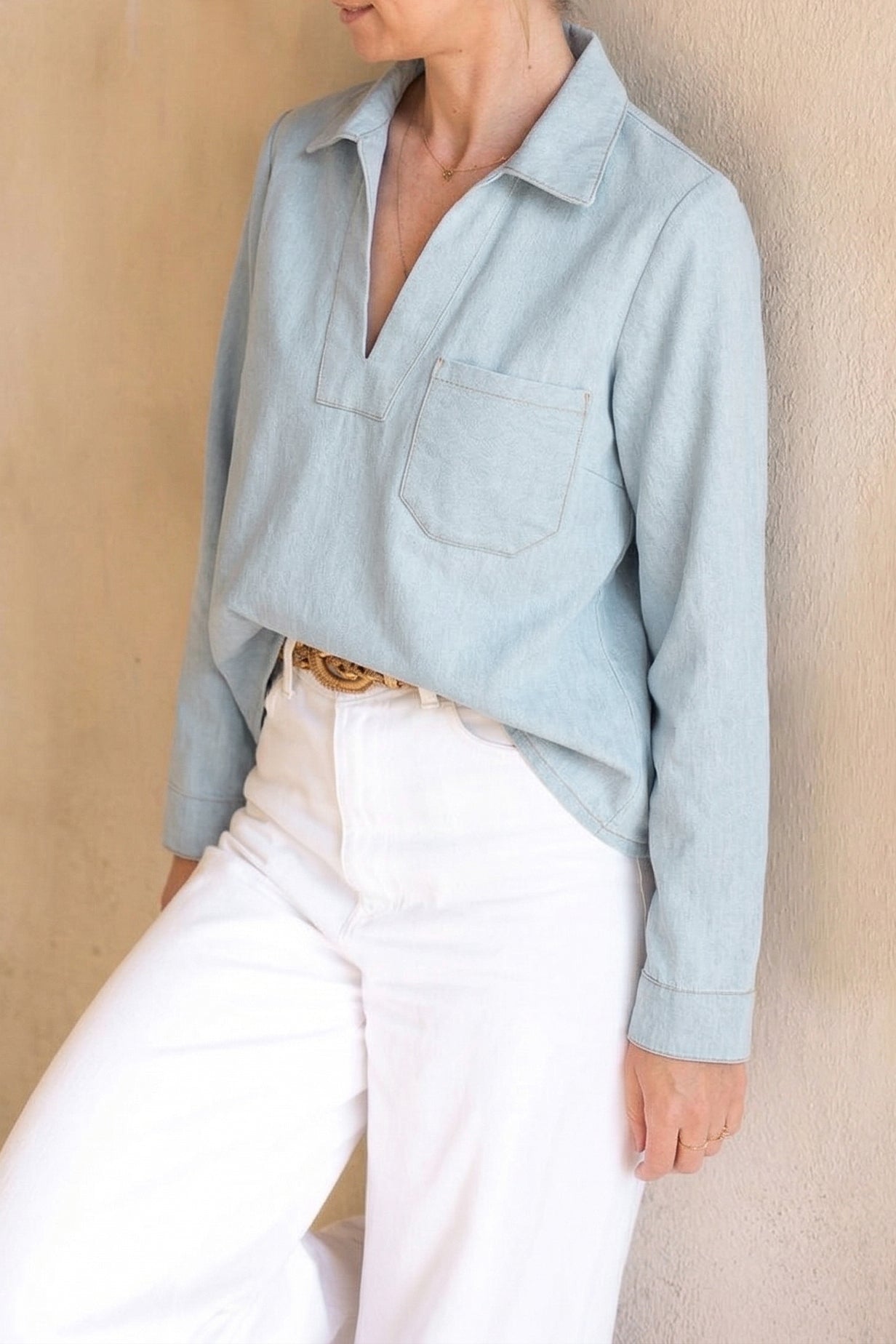 Joli Kit Couture - Blouse/Robe Ambre jean clair - Joli Lab