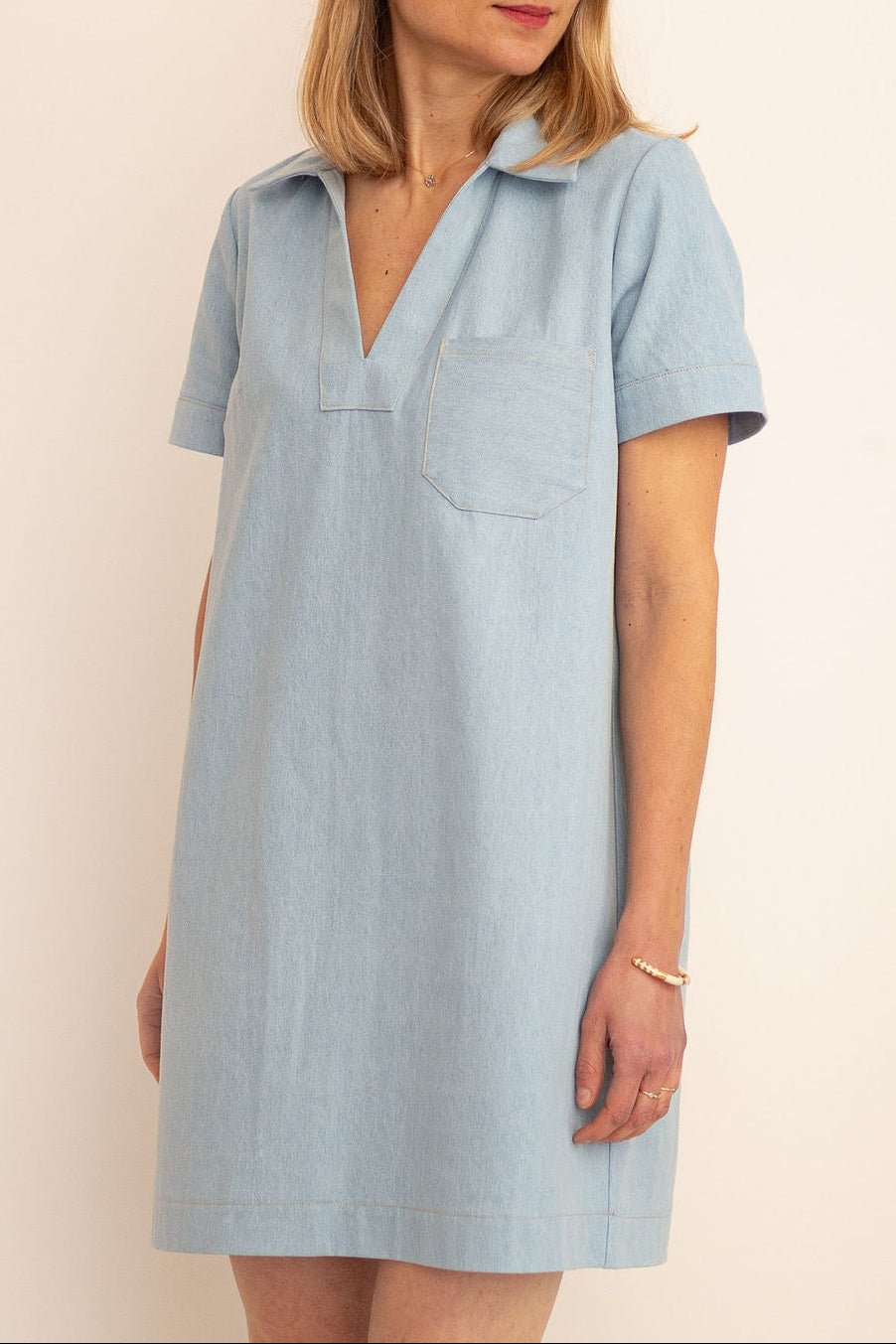 Joli Kit Couture - Blouse/Robe Ambre jean clair - Joli Lab