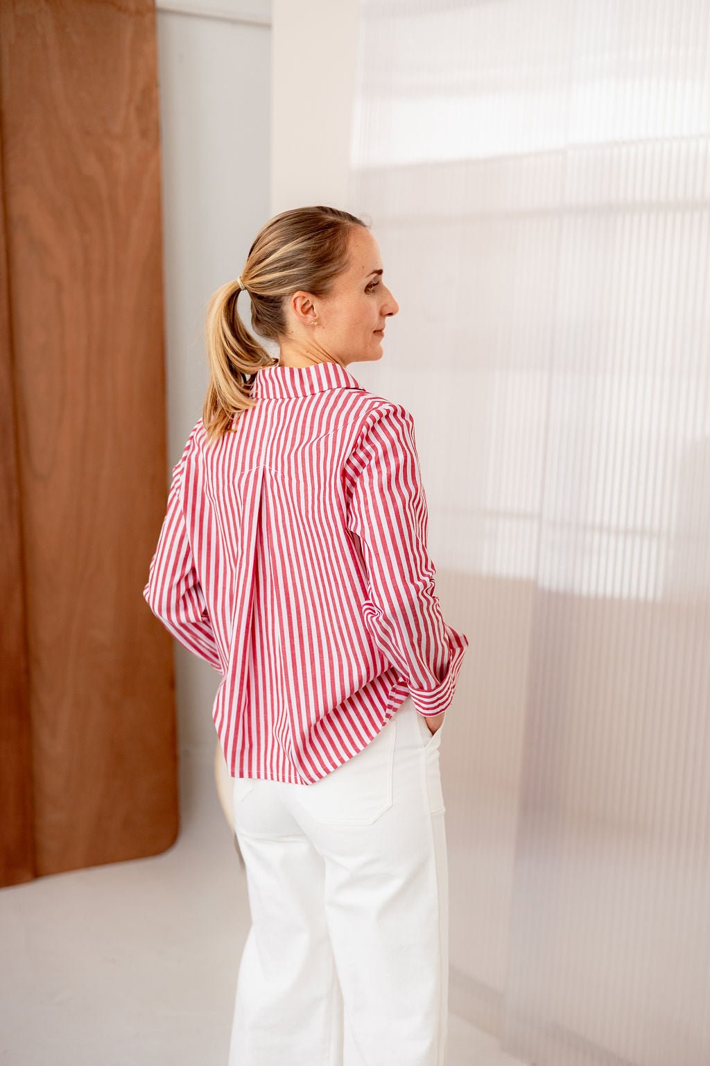 Joli Kit Couture - Blouse/Robe Ambre rayée - Joli Lab