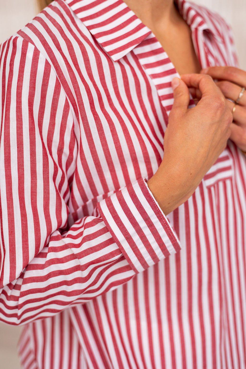 Joli Kit Couture - Blouse/Robe Ambre rayée - Joli Lab