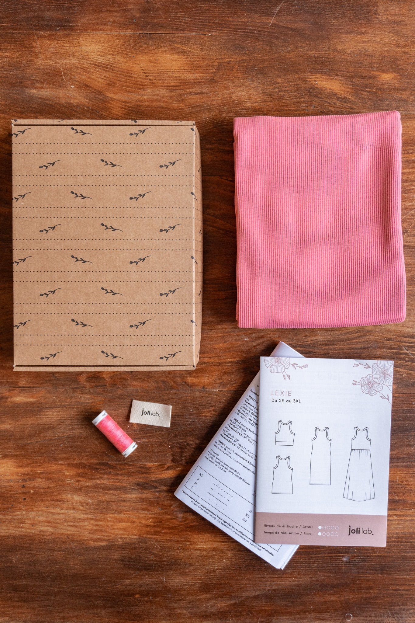 Joli Kit Couture - Débardeur Lexie rose - Joli Lab