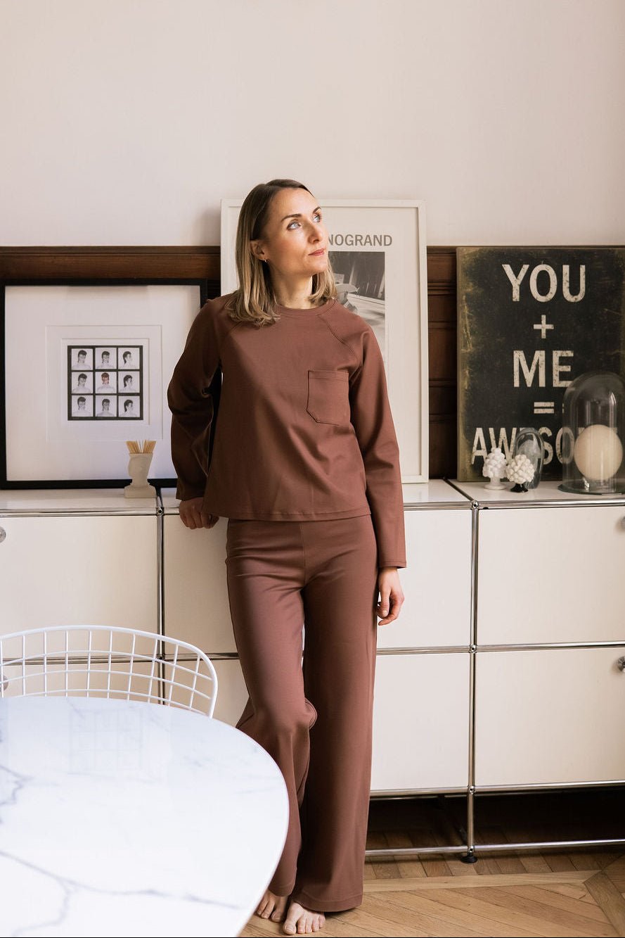 Joli Kit Couture - Ensemble Pauline mocha - Joli Lab