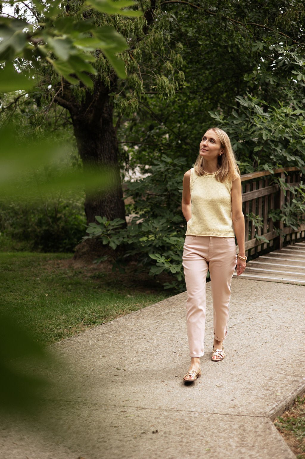 Joli Kit Couture - Jean Sacha denim rose pâle - Joli Lab