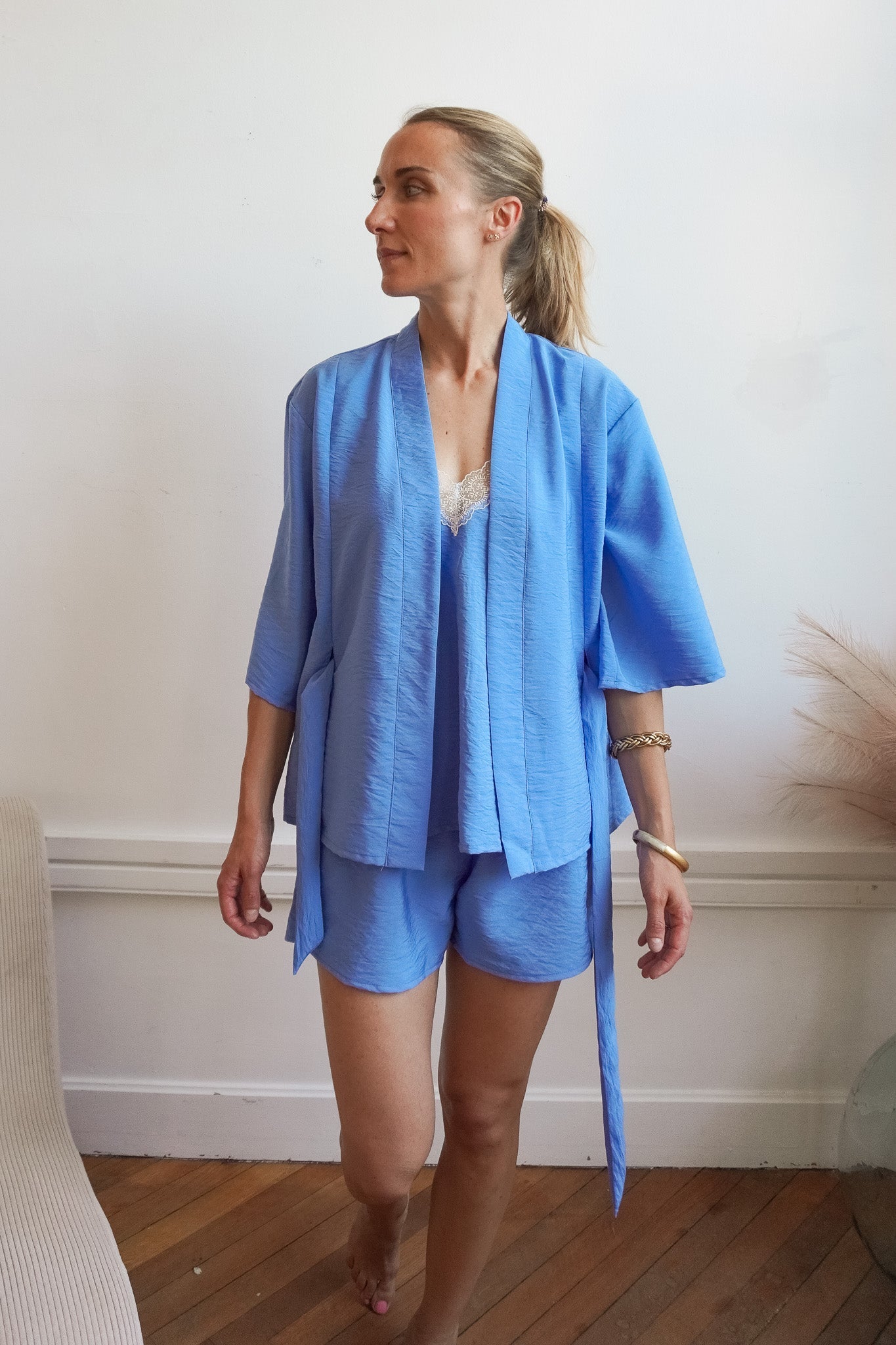 Joli Kit Couture - Kimono Hoya bleuet - Joli Lab
