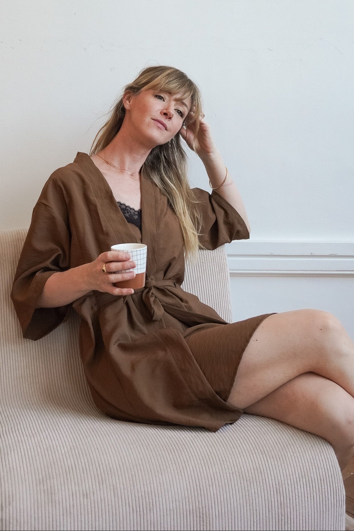 Joli Kit Couture - Kimono Hoya cacao - Joli Lab