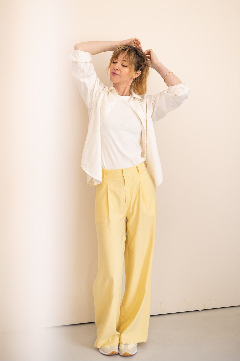 Joli Kit Couture - Pantalon Gaïa jaune pâle - Joli Lab